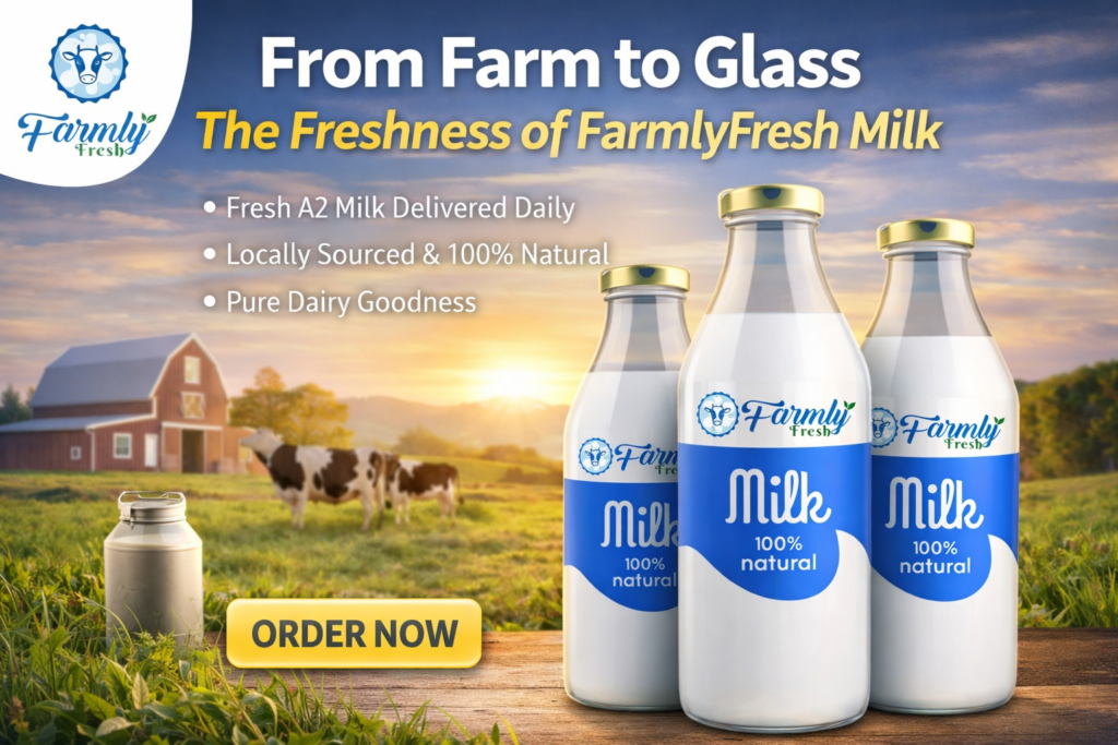 From Farm to Glass – The Freshness of FarmlyFresh Milk