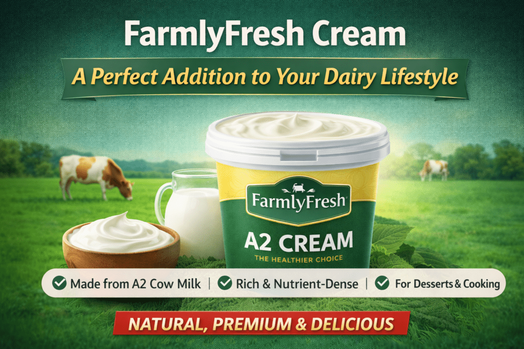 FarmlyFresh Cream – A Perfect Addition to Your Dairy Lifestyle