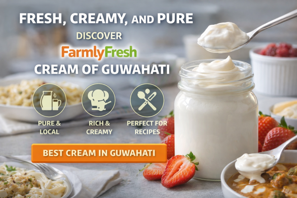 Fresh, Creamy, and Pure | Discover FarmlyFresh Cream of Guwahati